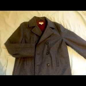 Dark Gray - J Crew - Mens XLT wool dress overcoat